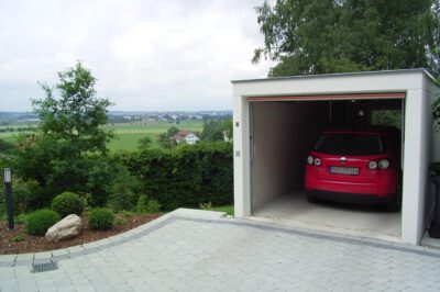 Doppelstock-Einzelgarage